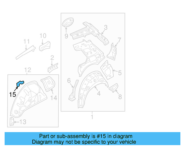Gusset 5G3-810-421 - View 3
