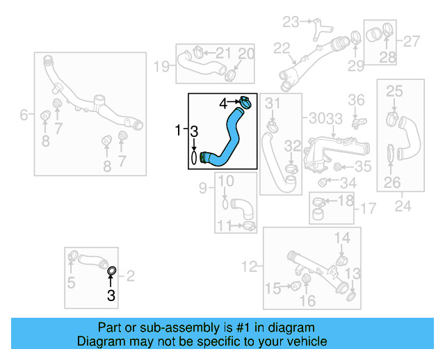 Lower Hose 7L6-145-738-C - View 7