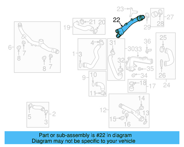 Lower Hose 7L6-145-738-C - View 8