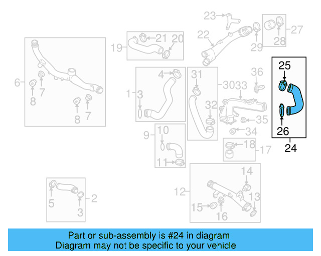 Air Hose 7L6-145-972-G - View 6