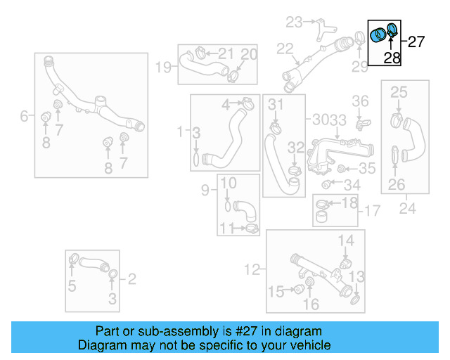 Connector Hose 7P0-145-832-A - View 6