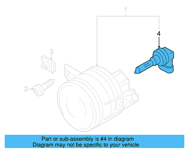 Fog Lamp Bulb N-105-297-01 - View 6