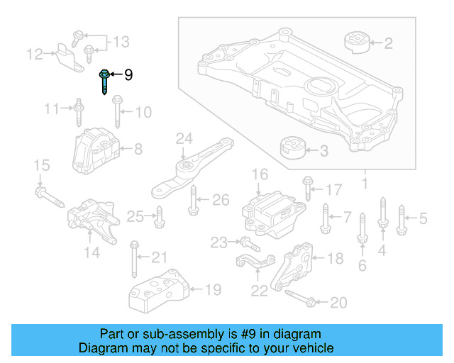 Gear Assembly Mount Bolt N-105-524-02 - View 120