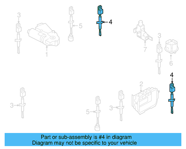 Position Sensor 1Q0-959-121-C - View 3
