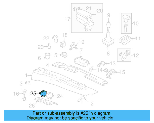 Lock Switch 1C0-959-831-01C - View 5