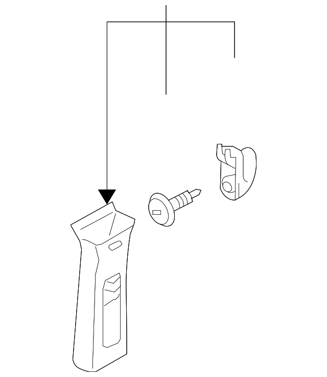 Upper Pillar Trim 1K4-867-244-R-BR2