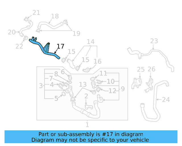 Engine Coolant Pipe 06K-121-075-BB - View 9