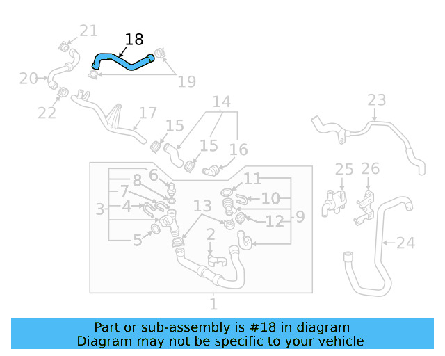 Connector Hose 5Q0-121-058-AE - View 26