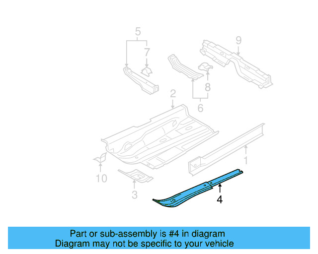 Floor Reinforced 3D0-803-069-B - View 5