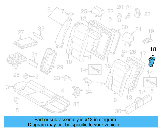 Child Seat Bracket 1K6-887-269 - View 11