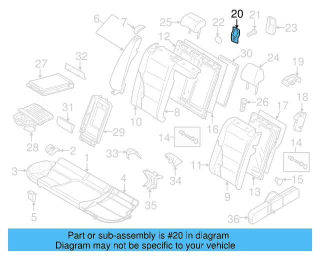 Child Seat Bracket Washer N-910-607-01 - View 16