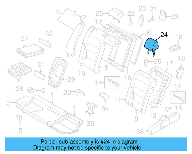 Headrest Guide 1K0-886-920-B-82V - View 41