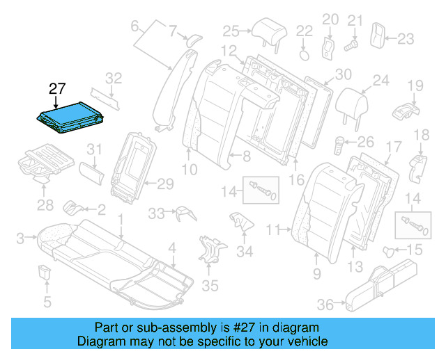 Armrest 5K0-885-081-A-70C - View 7