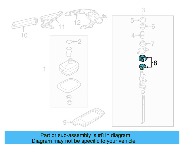 Lever Assembly Bearing 1K0-711-699-A - View 29