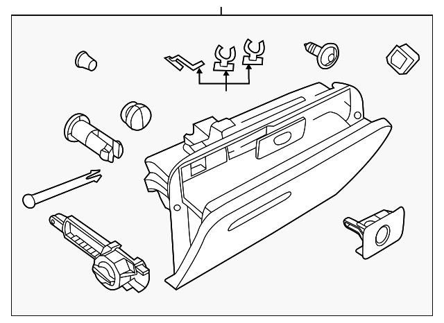 Glove Box Assembly 5C1-857-097-F-PX7