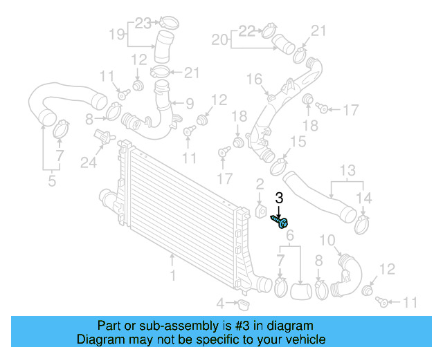 Radiator Upper Mount 1Z0-121-367-B - View 15
