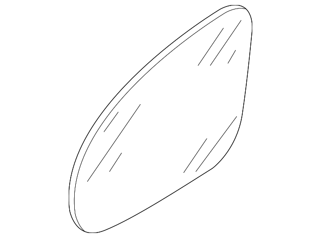 Mirror Glass 3C0-857-522-R - View 7