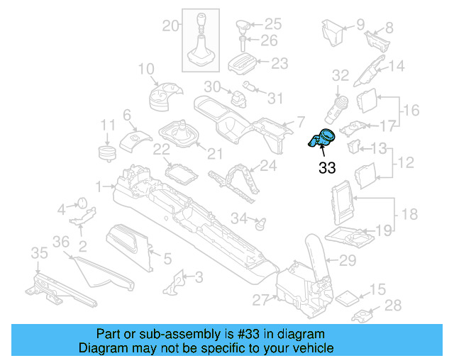 Lighter Assembly Housing 1J0-919-341-G - View 23