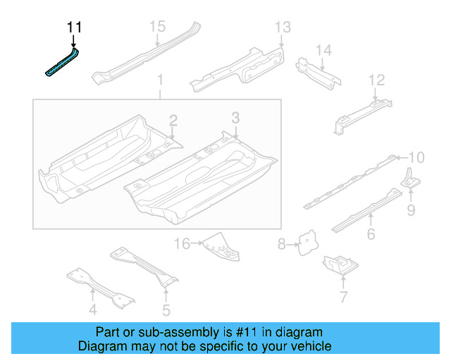 Rail Extension 1K0-804-455 - View 23