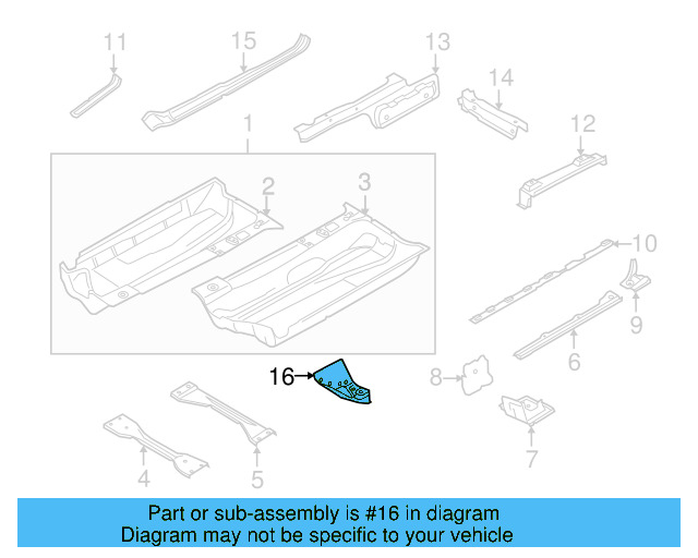 Center Reinforced 1K0-803-489-A - View 15