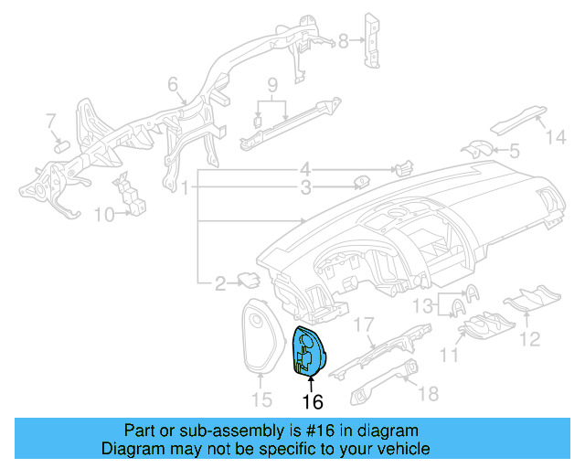 Sound Absorber 7L6-858-721-A