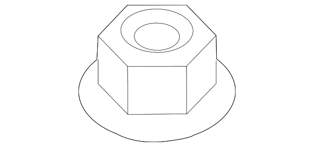 Mount Bracket Nut N-015-082-10 - View 55