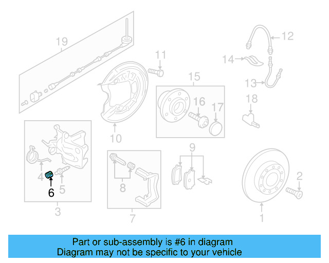 Caliper Mount 1K0-615-425-AC - View 14