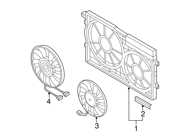 Radiator Shutter Assembly 1K0-121-223 - View 48