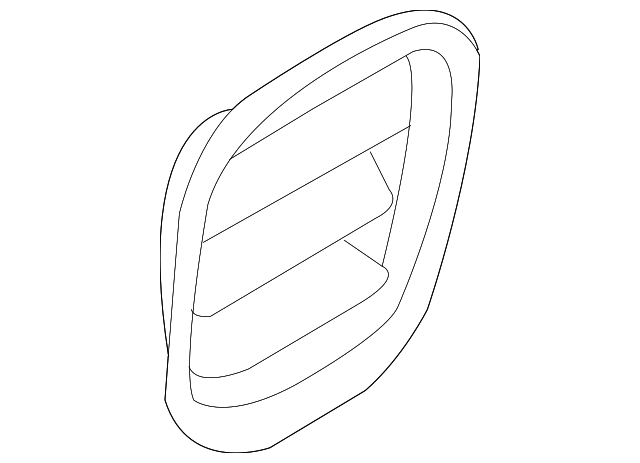 Quarter Panel Air Vent Grille 3C0-819-465 - View 2