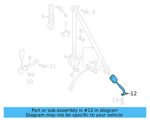 Buckle End 5GM-857-755-D-YLZ