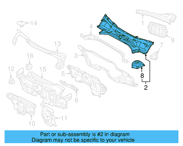 Cowl Panel 5C5-805-422-A