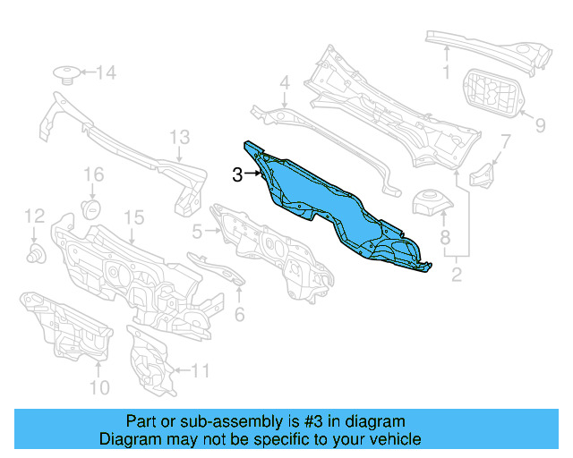 Cowl Panel 5C5-803-147