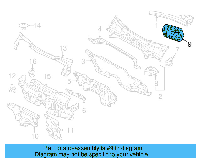 Sealing Block 5C0-819-430-A - View 14