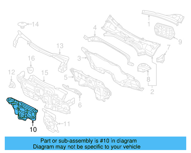 Sound Absorber 5C7-863-353-L
