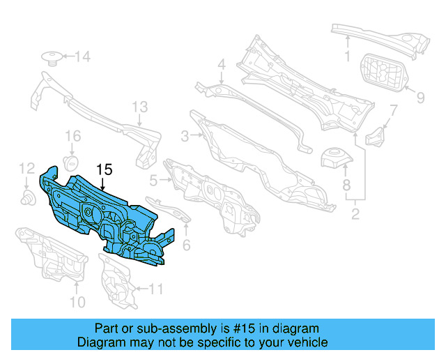 Upper Insulator 5C1-863-909-B - View 6