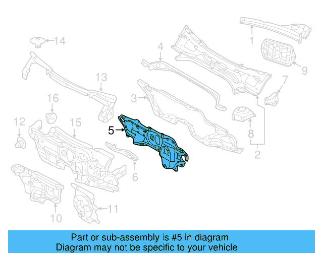 Strut Tower 5C5-809-119