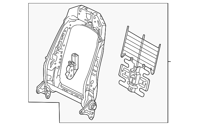 Seat Back Frame 5QM-881-046-L