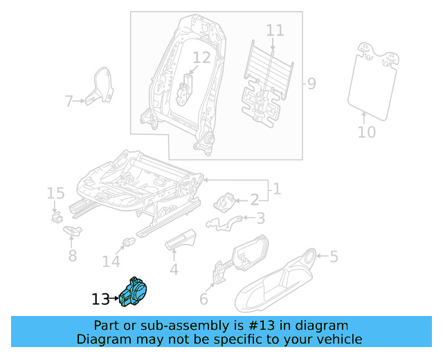 Seat Switch 5H0-959-777-QWA - View 3