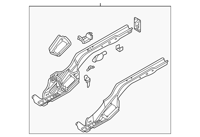 Rear Rail Assembly 5Q0-803-501-CE