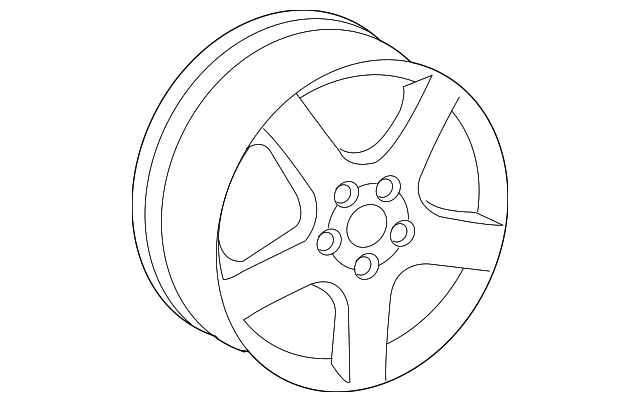 Wheel, Alloy 1C0-601-025-G-091 - View 2