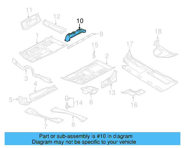Seat Mount 3C0-802-570 - View 9