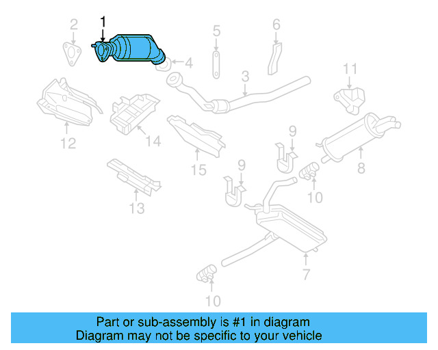 Catalytic Converter 3B0-254-250-X - View 4