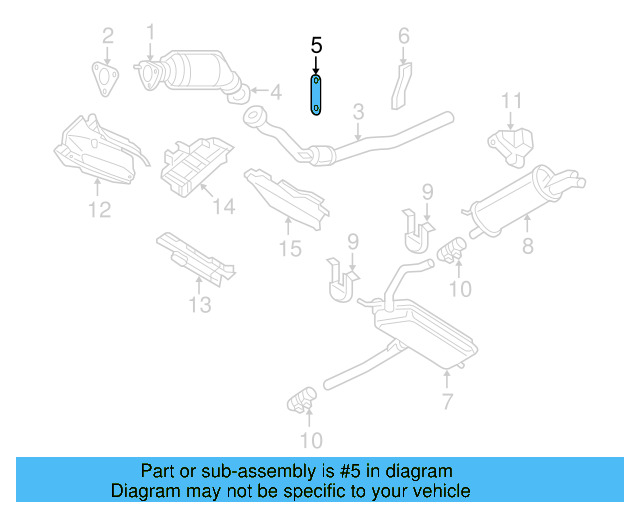 Converter & Pipe Plate 8D0-253-295-C - View 5