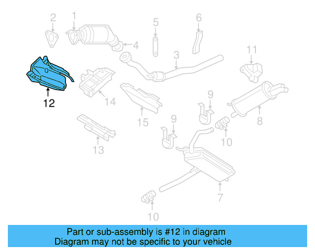 Heat Shield 3B0-825-661 - View 9