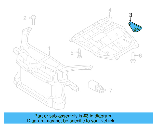 Bracket 1Q0-825-343 - View 4