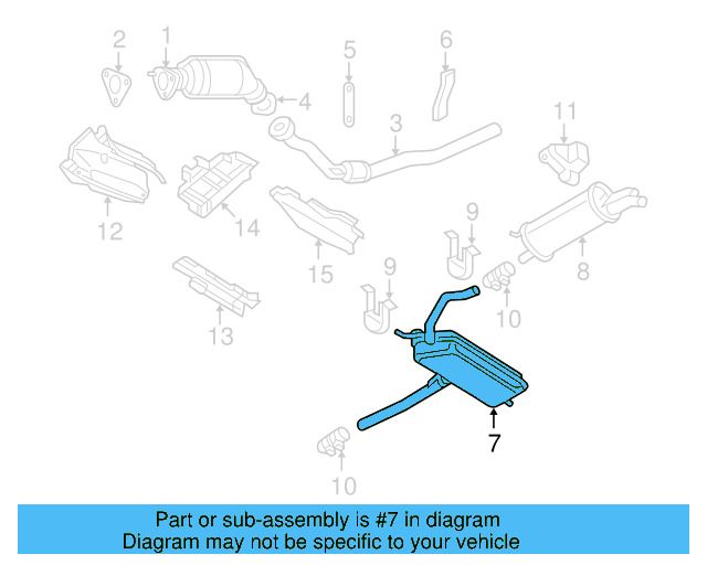 Exhaust Muffler 3B0-253-409-AR - View 3