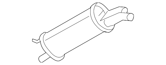 Muffler 3B0-253-609-AN - View 2