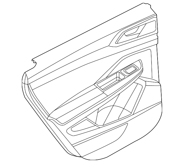 Door Trim Panel 2GJ-867-211-F-NOA