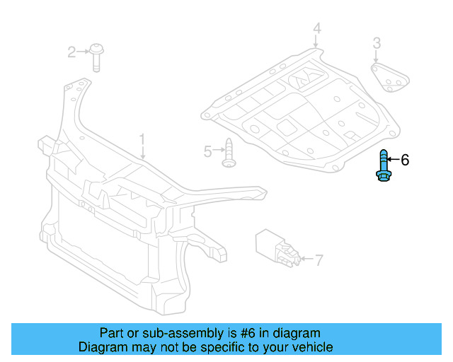 Splash Shield Bolt N-910-556-01 - View 5