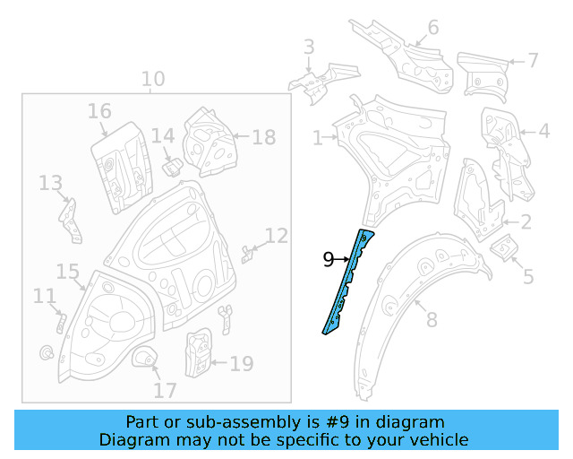 Front Plate 11A-810-421 - View 3